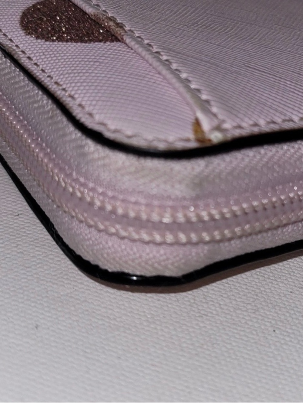 Kate Spade Pink Glitter Dot Continental Wallet - Picture 9 of 16